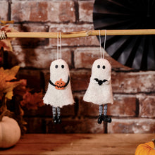 Load image into Gallery viewer, Cute Hanging Felted Wool Ghosts With Dangly Legs - Various Designs