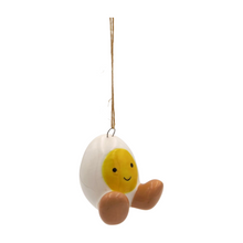 Load image into Gallery viewer, Ceramic Hanging Happy Egg Ornament - Derbyshire Gift Centre
