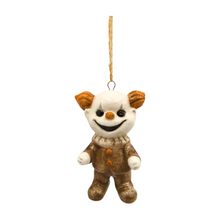 Load image into Gallery viewer, Ceramic Hanging Halloween Clown Ornament