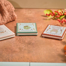 Load image into Gallery viewer, Autumnal Ceramic Book Themed Coasters