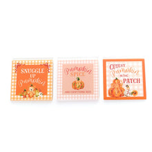 Load image into Gallery viewer, Autumnal Ceramic Embossed Coasters - Various Designs