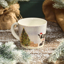 Load image into Gallery viewer, Landrover Christmas on the Farm Festive Ceramic Mug