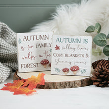 Load image into Gallery viewer, Autumn Easel Wooden Plaques - Various Designs
