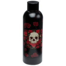 Load image into Gallery viewer, Skulls & Roses Reusable Stainless Steel Hot & Cold Thermal Insulated Bottle