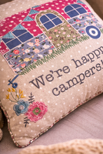 Load image into Gallery viewer, Linen Blend Emboridered Camper Van Cushion - Derbyshire Gift Centre