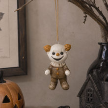 Load image into Gallery viewer, Ceramic Hanging Halloween Clown Ornament