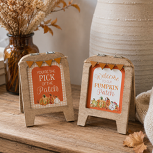 Load image into Gallery viewer, Autuman Wooden Sandwich Boards - Various Designs