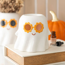 Load image into Gallery viewer, Ceramic Groovy Ghost Oil Burner & Wax Warmer