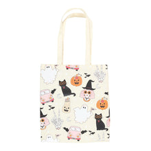Load image into Gallery viewer, Groovy Ghost Print Polycotton Tote Bag