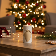 Load image into Gallery viewer, Stoneware Ceramic Festive Gonk Tealight Holder