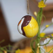 Load image into Gallery viewer, Ceramic Cream Egg Hanging Easter Tree Ornament