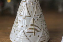 Load image into Gallery viewer, Stoneware Ceramic Patterned Tree Decoration With Natural Glaze