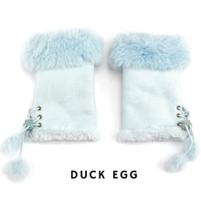 Load image into Gallery viewer, Faux Fur Fingerless Gloves - Multiple Colours