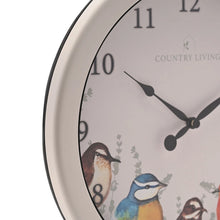 Load image into Gallery viewer, Garden Birds Outdoor Wall Clock 21cm