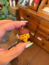 Load image into Gallery viewer, Handblown Glass Smiling Acorn Ornament