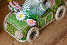 Load image into Gallery viewer, Bristle Easter Bunny In Racing Car