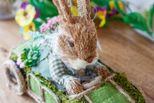 Load image into Gallery viewer, Bristle Easter Bunny In Racing Car