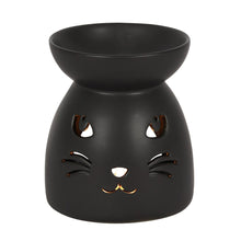 Load image into Gallery viewer, Black Cat Cut Out Oil Burner