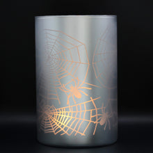Load image into Gallery viewer, Gisela Graham Glass Spiders Web Candle Holder - Large
