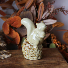 Load image into Gallery viewer, Stoneware Ceramic Hand Glazed Squirrel Ornament - Various Styles
