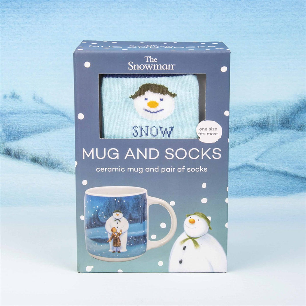 Official 'The Snowman' Mug & Sock Set