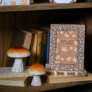 Pumpkin Pattern Engraved Wooden Photo Frame - 4 x 6