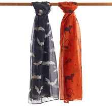 Load image into Gallery viewer, Halloween Print Scarf - Various Designs
