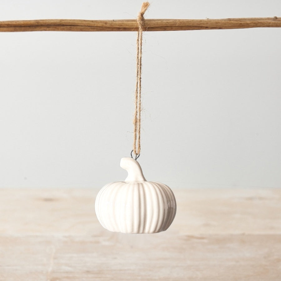Ceramic Hanging Pumpkin