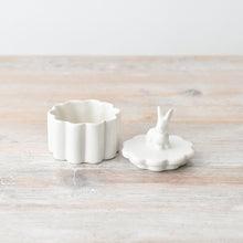 Load image into Gallery viewer, Porcelain Ceramic Jars With Rabbit Detail - Various Sizes
