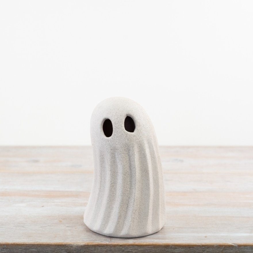 Medium Stoneware Standing Ghost Figure