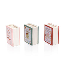 Load image into Gallery viewer, Autumnal Ceramic Book Shaped Vase - Various Designs
