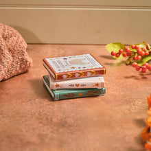 Load image into Gallery viewer, Autumnal Ceramic Book Themed Coasters
