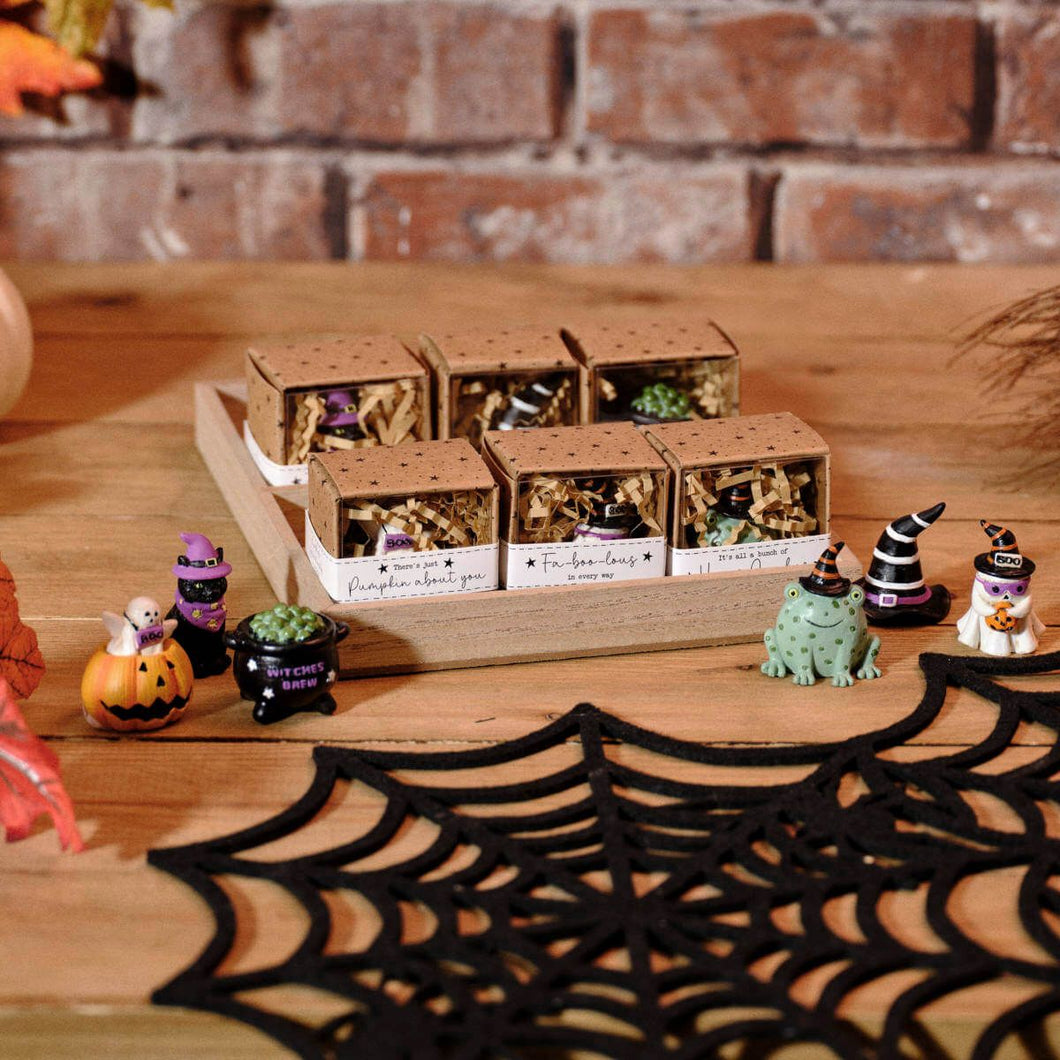 Resin Halloween Keepsakes In Boxes - Various Designs