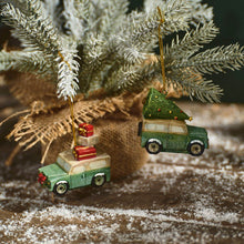Load image into Gallery viewer, Resin Landrover Christmas Tree Ornament
