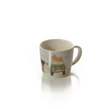 Load image into Gallery viewer, Landrover Christmas on the Farm Festive Ceramic Mug
