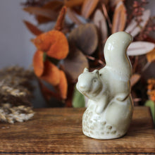 Load image into Gallery viewer, Stoneware Ceramic Hand Glazed Squirrel Ornament - Various Styles
