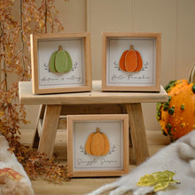 Load image into Gallery viewer, 3D Wooden Pumpkin Signs - Various Styles

