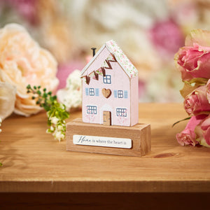 'Home Is Where The Heart Is' Wooden Ornament