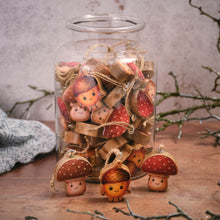 Load image into Gallery viewer, Mango Wood Hanging Autumnal Ornaments - Various Designs
