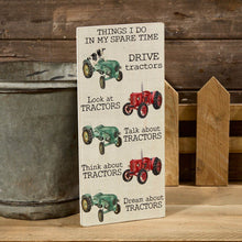 Load image into Gallery viewer, Large Wooden Tractor Plaque - Derbyshire Gift Centre
