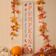 Load image into Gallery viewer, Large Wooden Autumnal Sign - Welcome Home Pumpkin
