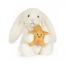 Load image into Gallery viewer, Jellycat Cream Bashful Bunny With Star
