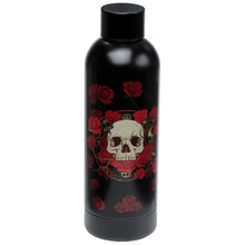 Load image into Gallery viewer, Skulls &amp; Roses Reusable Stainless Steel Hot &amp; Cold Thermal Insulated Bottle
