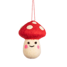 Load image into Gallery viewer, Sass &amp; Belle Felt Smiley Mushroom
