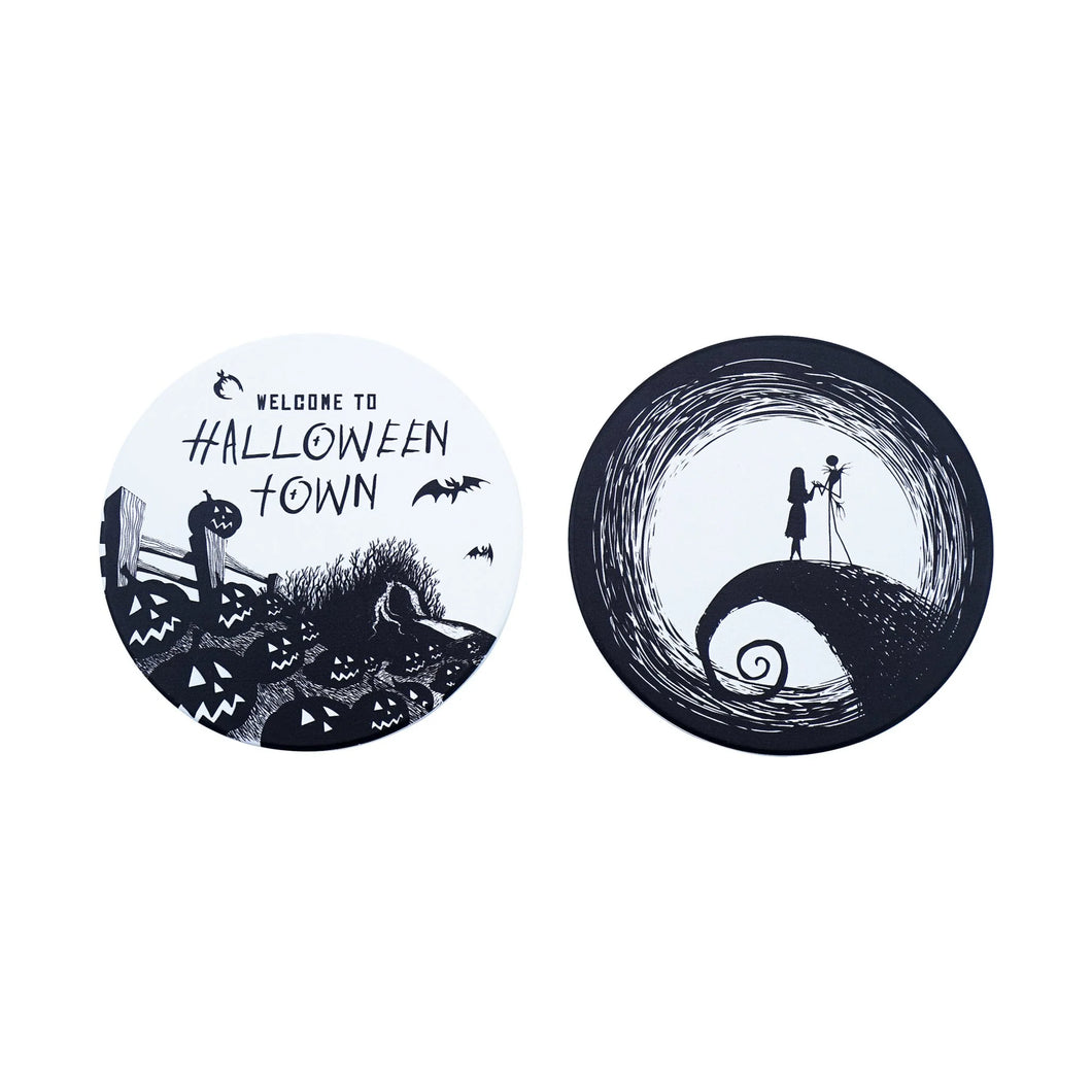 Official Nightmare Before Christmas Ceramic Coasters - Set of 2