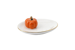 'Hello Pumpkin' Ceramic Ring Dish