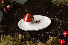 Load image into Gallery viewer, &quot;Rings and Things&quot; Ceramic Mushroom Ring Dish
