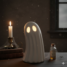 Load image into Gallery viewer, Large Stoneware Standing Ghost Figure
