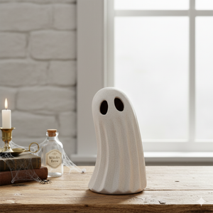 Large Stoneware Standing Ghost Figure