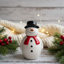 Load image into Gallery viewer, Ceramic Snowman Decoration - Derbyshire Gift Centre
